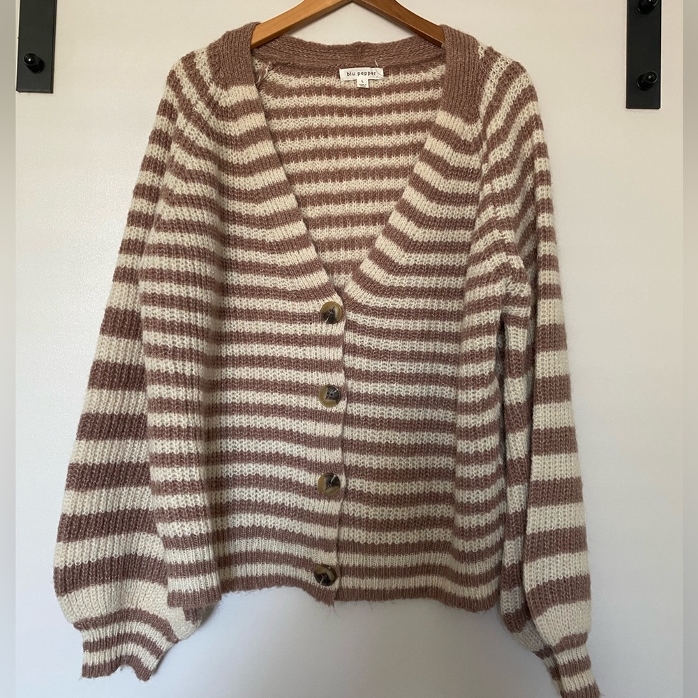 Boutique button up sweater